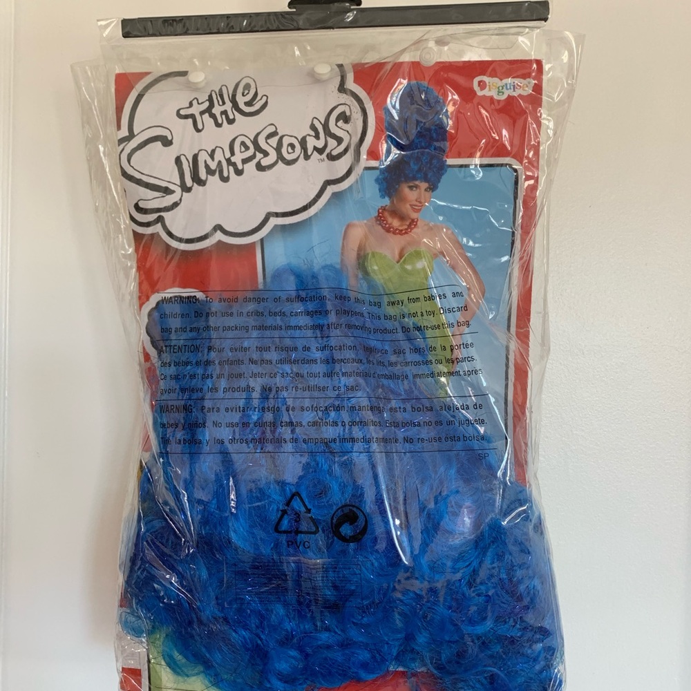 Marge Simpson Halloween Costume size 4-6
